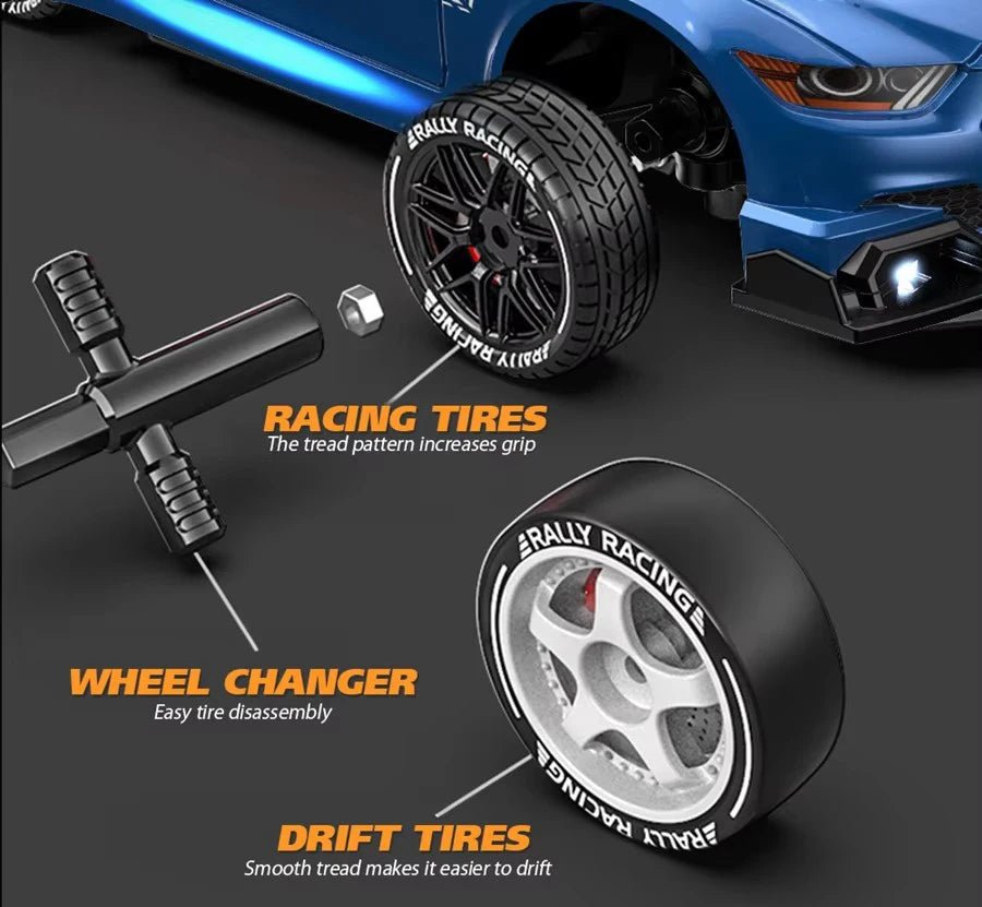 DriftMaster | Dynamic All-Terrain 4WD RC Drift Car with Slippery Tires 6