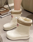 DrizzleWalk | Stylish Comfortable Waterproof Outdoor Rain Boots Women 0