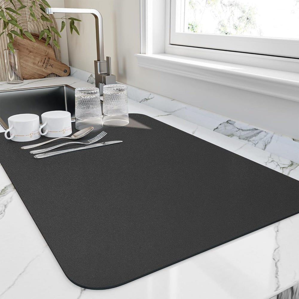 DryEase | Fast-Absorbing Dish Drying Mat for Kitchen Countertops 0