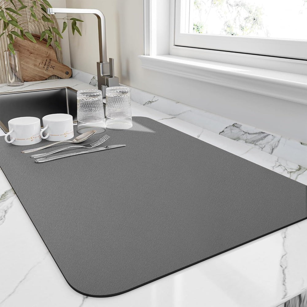 DryEase | Fast-Absorbing Dish Drying Mat for Kitchen Countertops 4