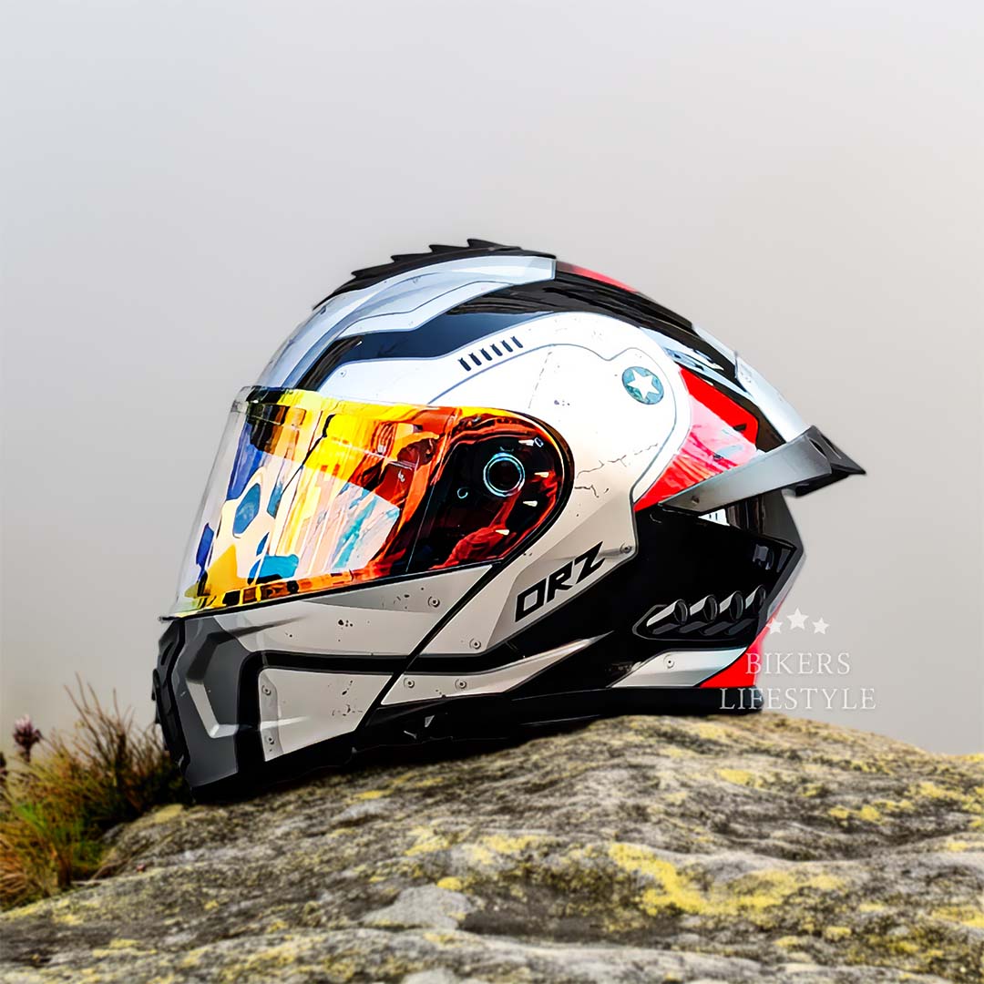 Dual-Lens Modular Helmet DOT ECE Approved Lightweight ABS 3