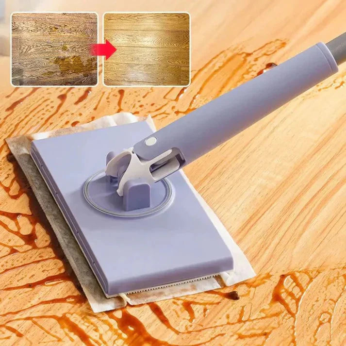Eco-Friendly Cleaning Mop with Easy-Change Mechanism and 360° Flexibility – Reusable Cloths Included 3