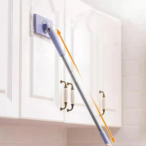 Eco-Friendly Cleaning Mop with Easy-Change Mechanism and 360° Flexibility – Reusable Cloths Included 4