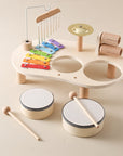Educational Wooden Music Table for Kids - Includes Xylophone, Drums, and Cymbals! 1