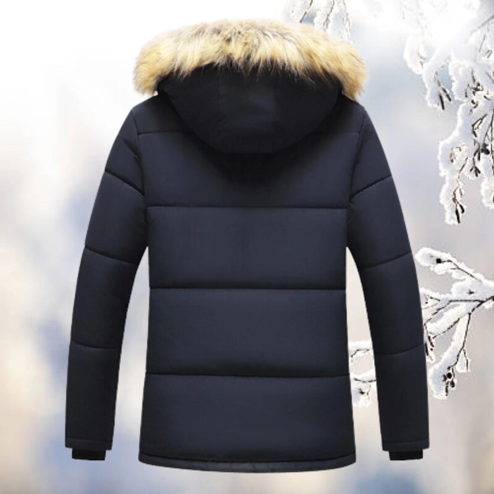 Edward | Quilted Parka Coat with Fleece Lining for Men 3