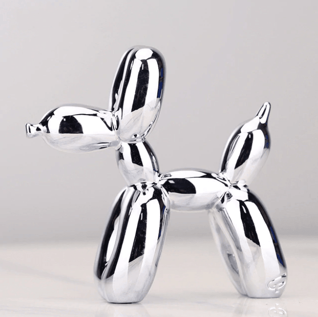 ElectraArt | Stylish Modern Electroplated Balloon Dog Sculpture for Home Décor 0