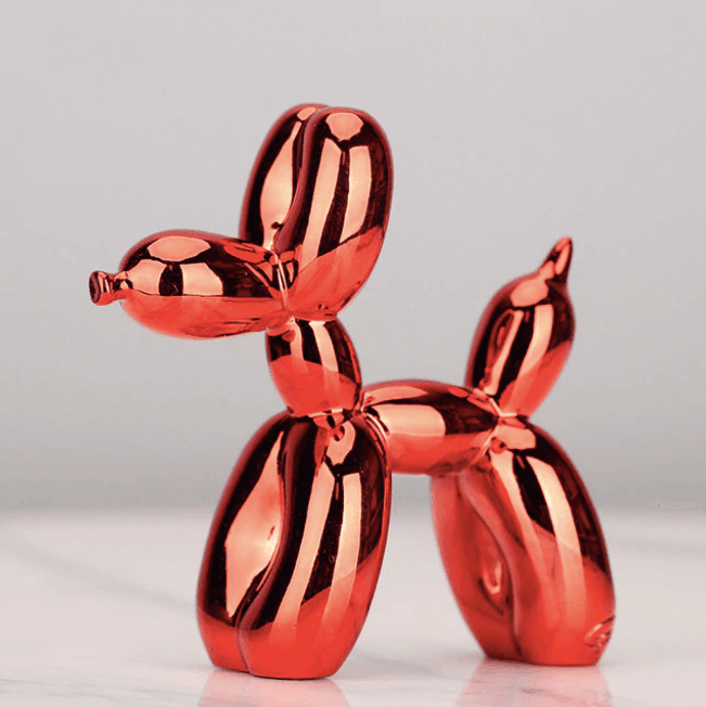 ElectraArt | Stylish Modern Electroplated Balloon Dog Sculpture for Home Décor 3