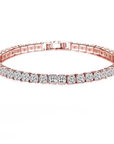 EleganceSparkle | Chic Dazzling Sterling Silver Tennis Bracelet for Women 1