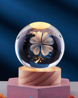 Elegant 3D Night Light Lamp with Crystal Design – USB Powered LED Home Decor Lighting 14