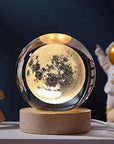 Elegant 3D Night Light Lamp with Crystal Design – USB Powered LED Home Decor Lighting 15