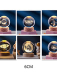 Elegant 3D Night Light Lamp with Crystal Design – USB Powered LED Home Decor Lighting 19