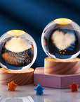 Elegant 3D Night Light Lamp with Crystal Design – USB Powered LED Home Decor Lighting 3