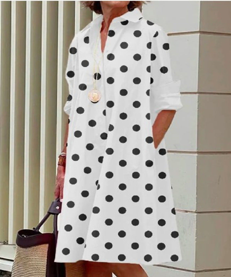 Elegant Casual Printed Women's Dress - Flattering Summer Style for Any Occasion 1