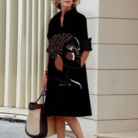 Elegant Casual Printed Women&#39;s Dress - Flattering Summer Style for Any Occasion 11