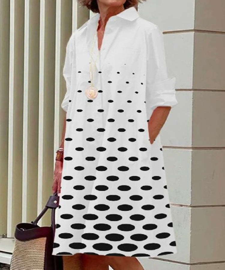 Elegant Casual Printed Women&#39;s Dress - Flattering Summer Style for Any Occasion 13