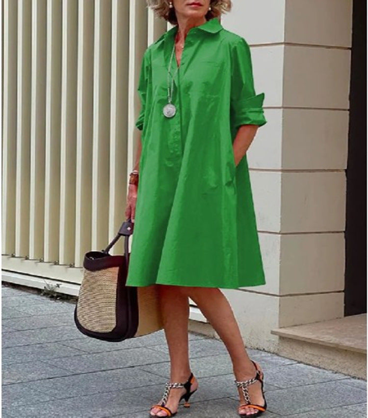 Elegant Casual Printed Women's Dress - Flattering Summer Style for Any Occasion 5