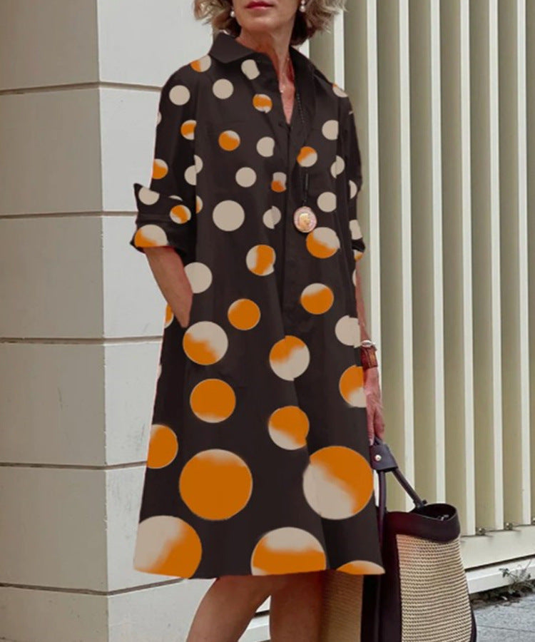 Elegant Casual Printed Women&#39;s Dress - Flattering Summer Style for Any Occasion 6