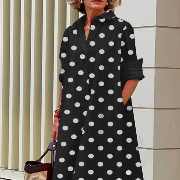 Elegant Casual Printed Women&#39;s Dress - Flattering Summer Style for Any Occasion 8