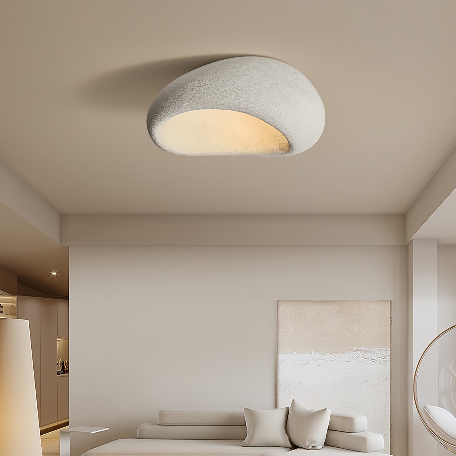 Elegant Cloud Design Flush Mount Ceiling Light – Cozy Ambiance Fixture for Living Room or Kitchen 3