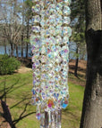 Elegant Crystal Wind Chime for Garden – Multicolor Design with Soothing Melodies for Outdoor Serenity 0