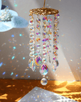 Elegant Crystal Wind Chime for Garden – Multicolor Design with Soothing Melodies for Outdoor Serenity 4