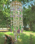 Elegant Crystal Wind Chime for Garden – Multicolor Design with Soothing Melodies for Outdoor Serenity 6