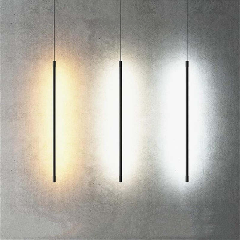 Elegant Linear Pendant Lamp – Adjustable Height LED Pendant Lighting for Living Room and Bedroom, Modern Hanging Lights 3
