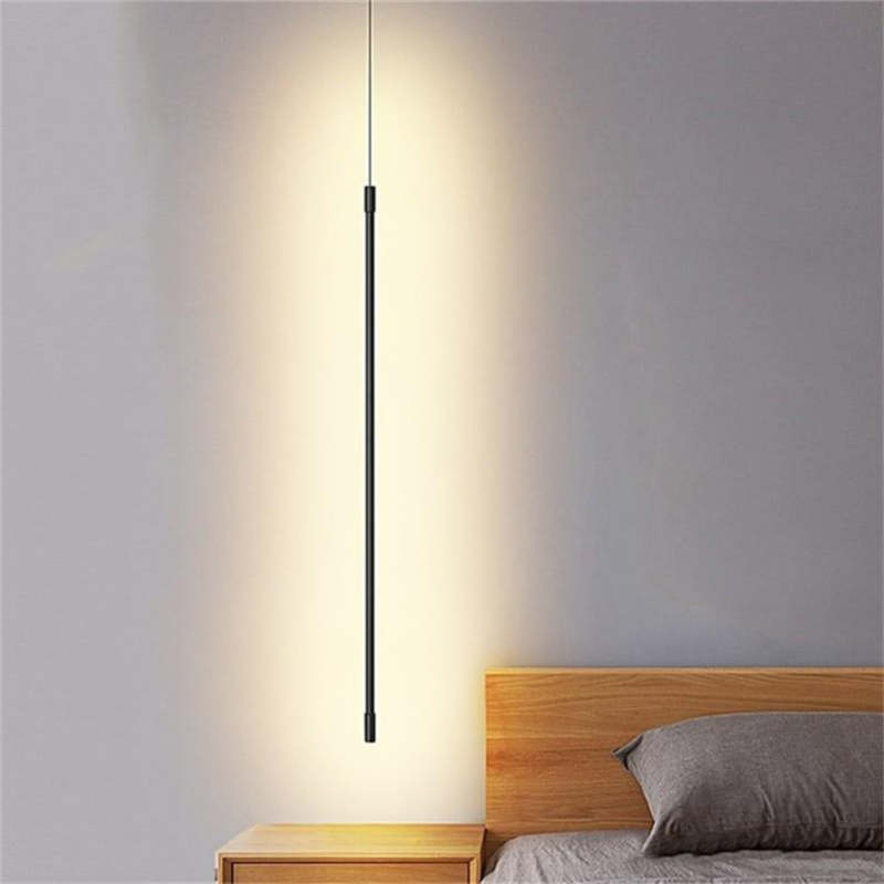 Elegant Linear Pendant Lamp – Adjustable Height LED Pendant Lighting for Living Room and Bedroom, Modern Hanging Lights 4