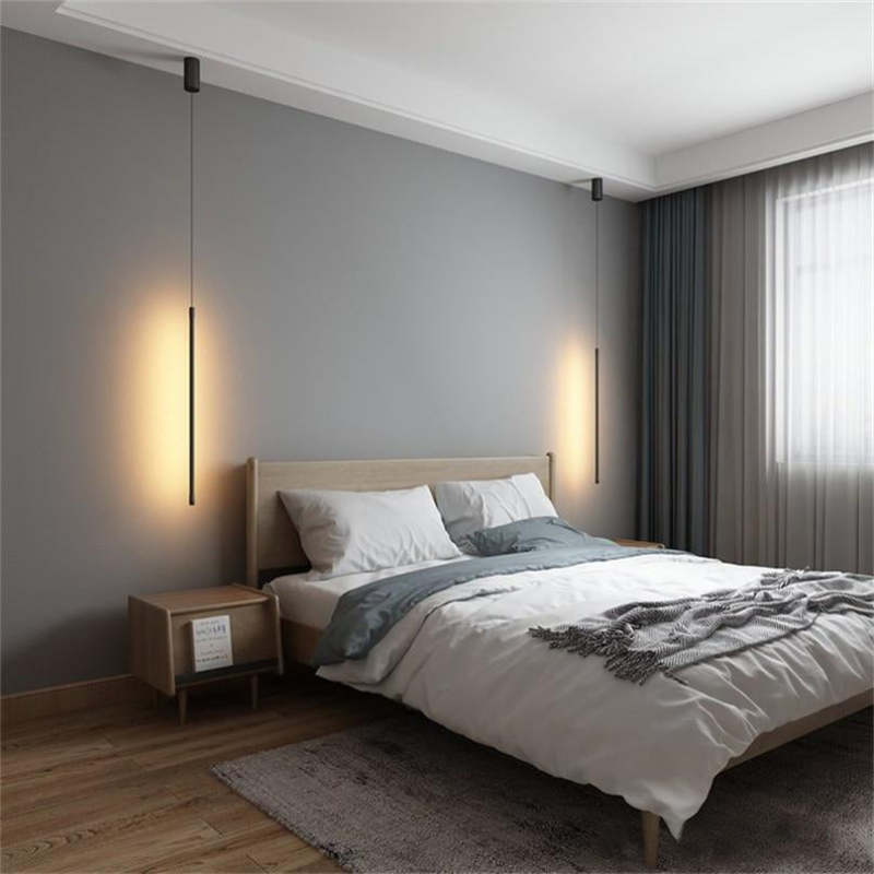 Elegant Linear Pendant Lamp – Adjustable Height LED Pendant Lighting for Living Room and Bedroom, Modern Hanging Lights 5