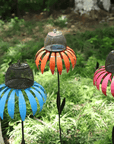 Elegant Metal Bird Feeder with Sunflower Design – Durable and Weather Resistant Garden Feeder 3