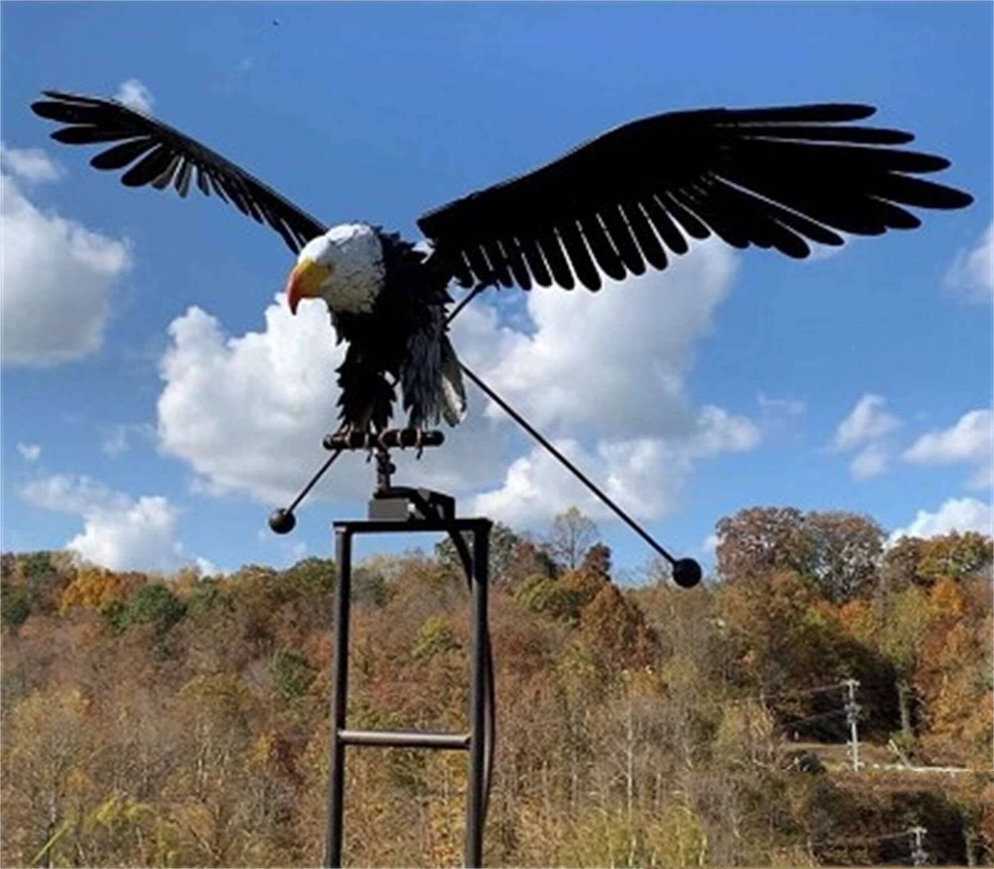 Elegant Metal Garden Windmill Sculpture – Movable Wings, Sturdy Weather-Resistant Garden Art for Outdoor Decoration 1