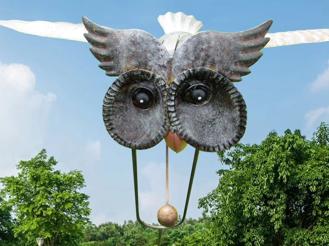 Elegant Metal Garden Windmill Sculpture – Movable Wings, Sturdy Weather-Resistant Garden Art for Outdoor Decoration 3