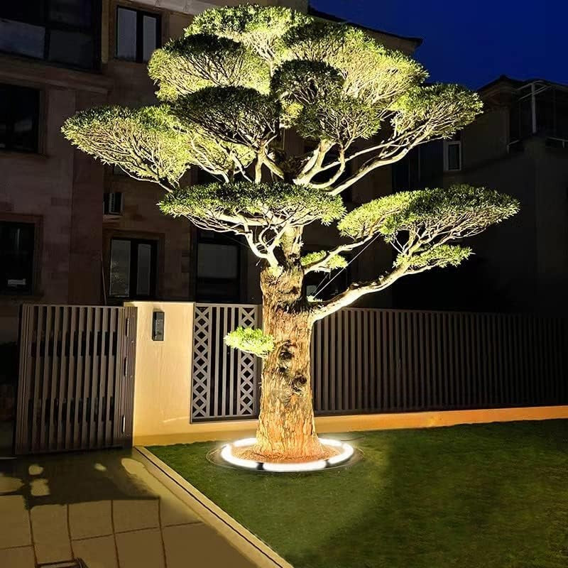 Elegant Outdoor Tree Spotlights – Warm White LED Landscape Lighting for Garden Illumination 2