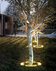 Elegant Outdoor Tree Spotlights – Warm White LED Landscape Lighting for Garden Illumination 3