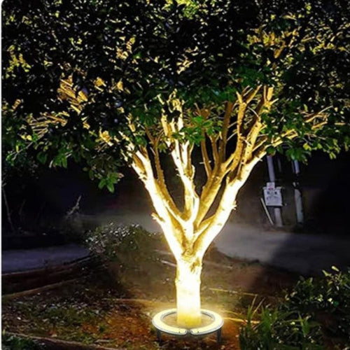 Elegant Outdoor Tree Spotlights – Warm White LED Landscape Lighting for Garden Illumination 5