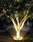 Elegant Outdoor Tree Spotlights – Warm White LED Landscape Lighting for Garden Illumination 5