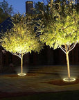 Elegant Outdoor Tree Spotlights – Warm White LED Landscape Lighting for Garden Illumination 6