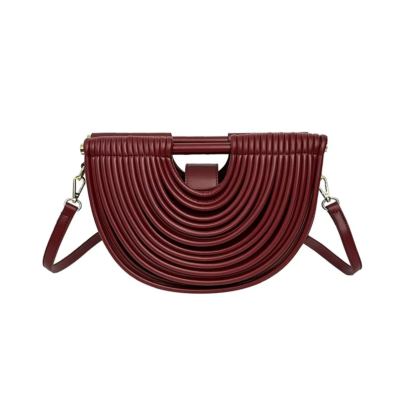 Elegant Rope Crescent Bag – Handmade Woven Evening Purse for Weddings and Events 3