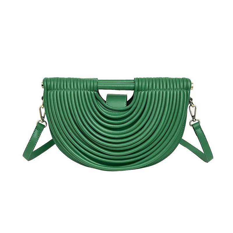 Elegant Rope Crescent Bag – Handmade Woven Evening Purse for Weddings and Events 5