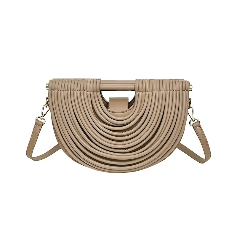 Elegant Rope Crescent Bag – Handmade Woven Evening Purse for Weddings and Events 6