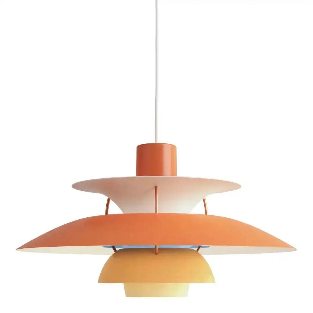Elegant Scandinavian Hanging Lamp – Colorful LED Pendant Light for Kitchen and Living Room, Modern Aluminum Design 3