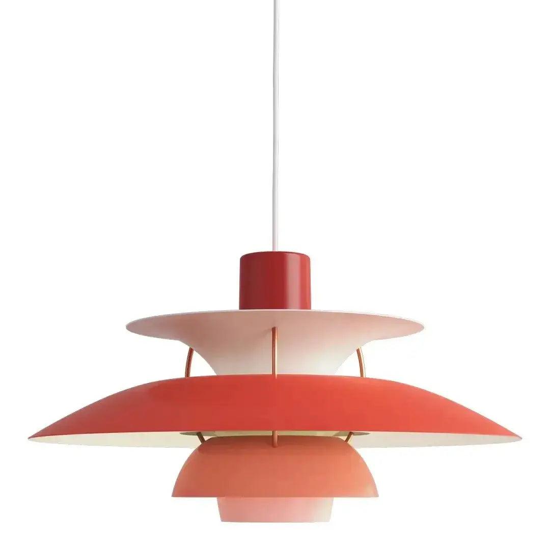 Elegant Scandinavian Hanging Lamp – Colorful LED Pendant Light for Kitchen and Living Room, Modern Aluminum Design 4