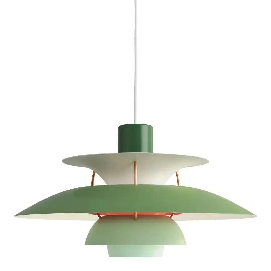 Elegant Scandinavian Hanging Lamp – Colorful LED Pendant Light for Kitchen and Living Room, Modern Aluminum Design 7