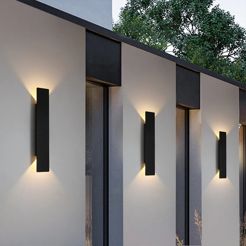 Elegant Waterproof Outdoor Wall Lamp – Durable Aluminum Wall Lights for Garden, Patio, and Entrance Decor 0