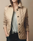 Elegant Women's Casual Jacket in Cotton – Comfortable Regular Fit for Spring/Fall Wear 3