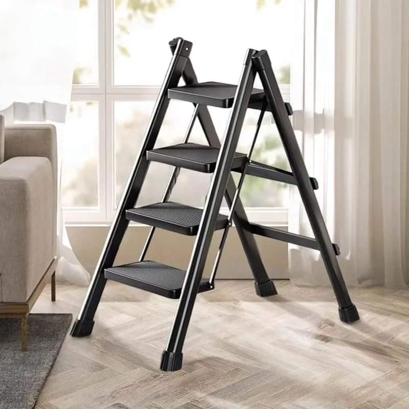 ElevatePro | Sturdy Versatile 4-Step Folding Ladder 0