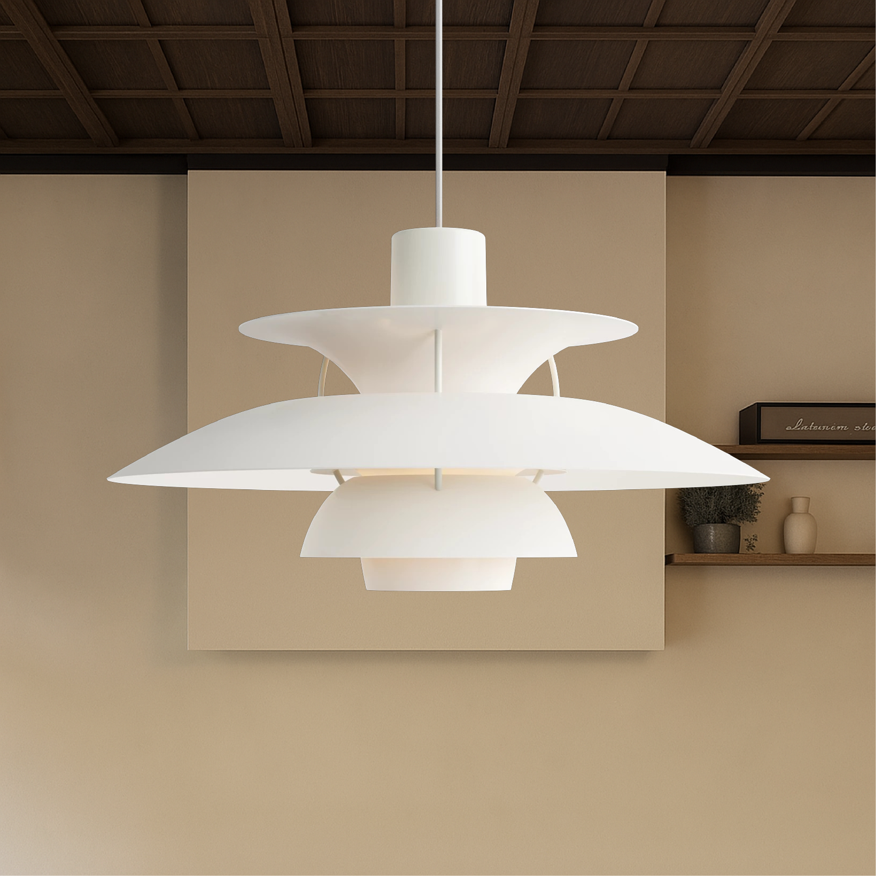 Elevon | Sophisticated Multi-layered Danish Style Pendant Lamp 8