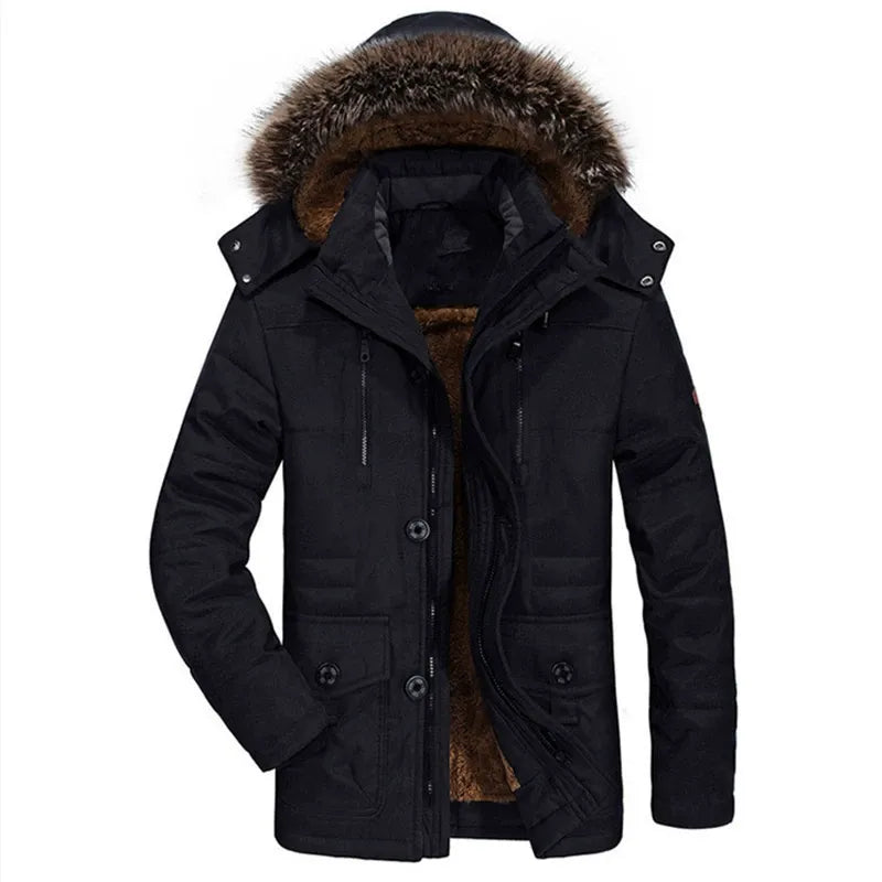 Elijah | Comfortable Plush Lined Parka for Men 0