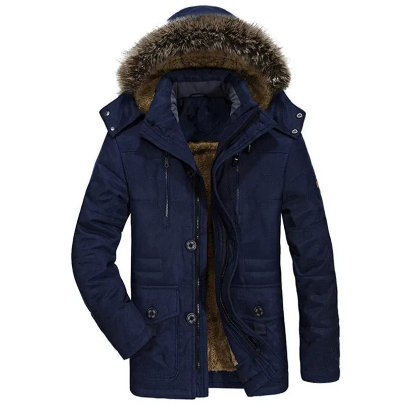 Elijah | Comfortable Plush Lined Parka for Men 1