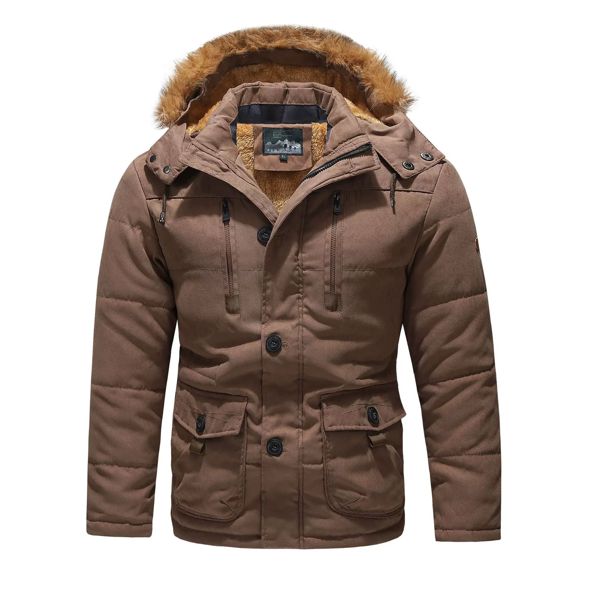 Elijah | Comfortable Plush Lined Parka for Men 4